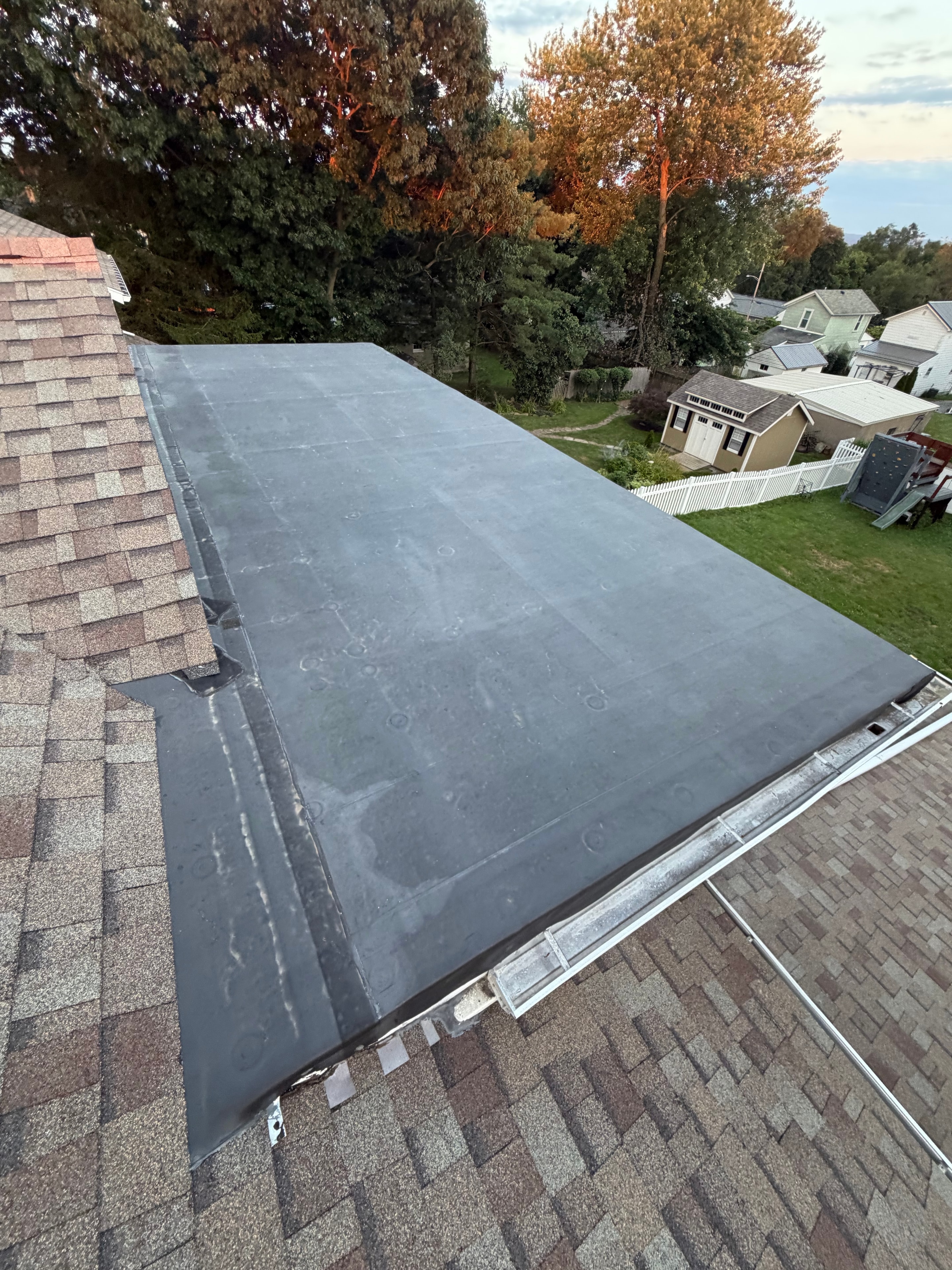 Bradshaw Roofing professional at work on a residential roof